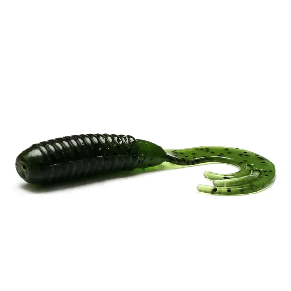60mm /2.1g Grub Soft Bait Soft Plastic Worm Lures for Bass Fishing Grub Baits for Jig Head 12pcs/lot - Image 4