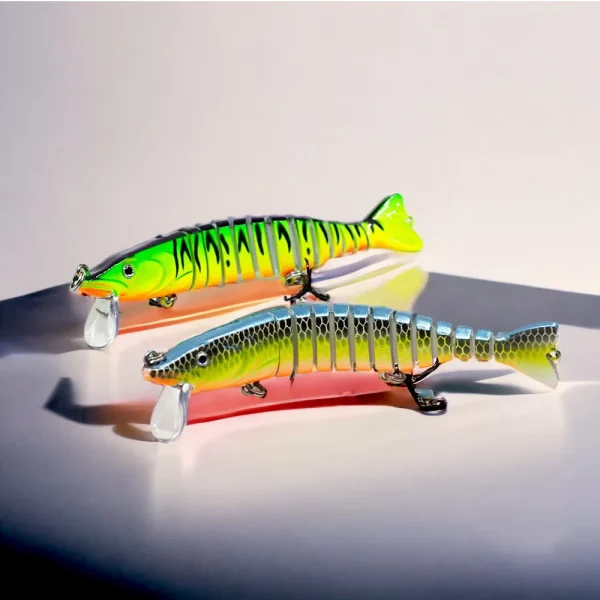 Banshee 6.5" Multi-jointed Swimbaits Artificial Bait Pike Bass Lures Casting Wobbler Swim Bait Predatory Fish Fishing Tackles