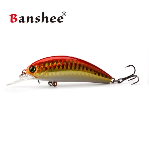 Banshee Jerkbait Fishing Lures 65mm 9.3g Trout Perch Lure Floating Wobbler Artificial Bait Shallow Diving Minnow Crankbaits - Image 4