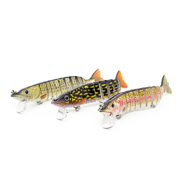 Banshee 6.5" Multi-jointed Swimbaits Artificial Bait Pike Bass Lures Casting Wobbler Swim Bait Predatory Fish Fishing Tackles - Image 2