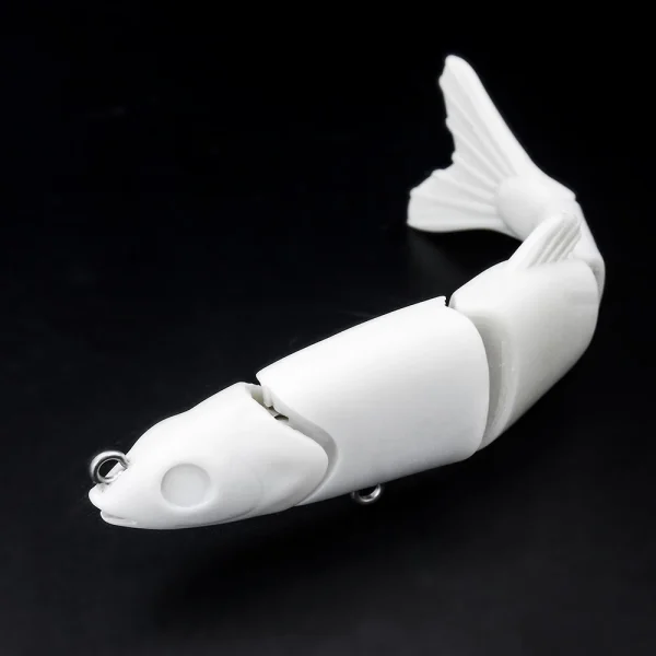 Banshee Lure Unpainted Jointed Swimbaits100m 10g Predator Swimbait Blank Body Blank Lure Swimbait Nude Fishing Lures Parts - Image 3