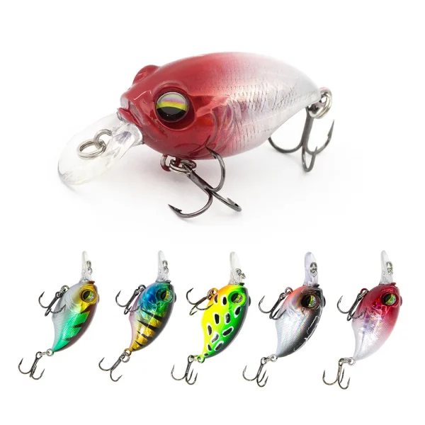Banshee Fishing Lure Crankbait 42mm 8g Round Bill Floating Crank Bait Artificial Hard Bait Wobblers for Pike Bass Perch Baits - Image 6