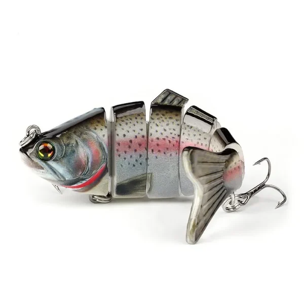 Banshee Pike Swimbait 100mm 21g Artificial Bait Bass Fishing Lures 6 Sections Jointed Swimbait Fishing Tackle Slow Sinking Lures - Image 3
