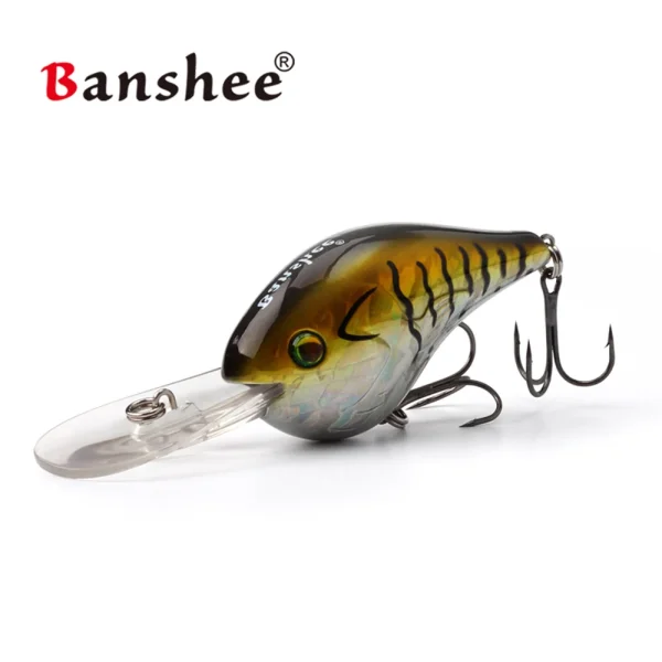 Banshee Round Bill Crankbait 75mm 24g Crankbait Fishing Lure Hard Artificia Bait Wobbler Jerkbait Bass Pike Fishing Tackles - Image 5