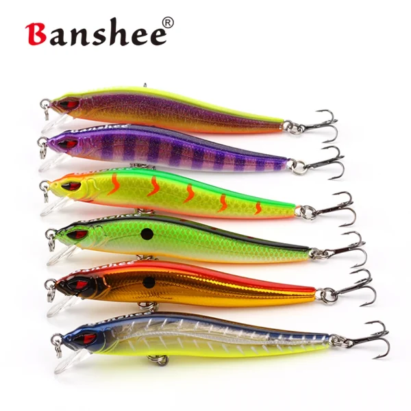 Banshee Shallow Diving Jerkbait 86mm 5g Floating Minnow Shallow Diving Jerkbaits Wobbler Artificail Bait for Bass Fishing - Image 4