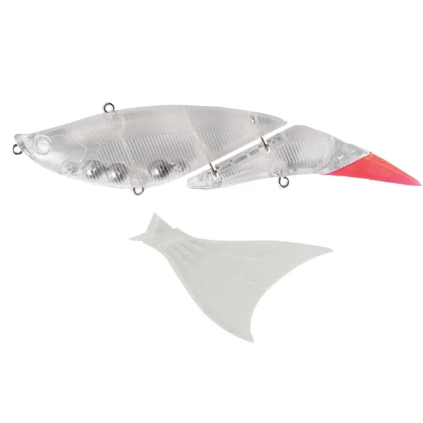 Unpainted Lures Blank Swimbait Body Glide Swimbait 190mm 50g Blank Unpainted Hard Baits Jointed Diy Floating Lure Blanks Parts
