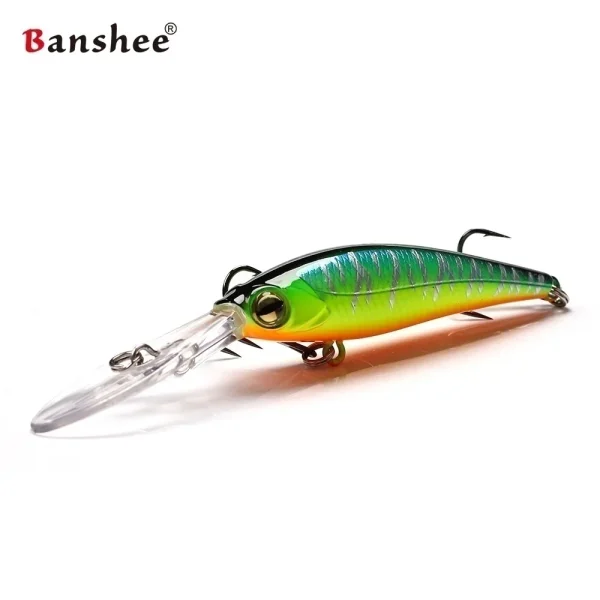 Banshee 60mm/6g Minnow Lure Deep Diving Wobblers Artificial Baits Minnow Lures Pesca Jerk Bait for Bass Fishing Tackle - Image 4