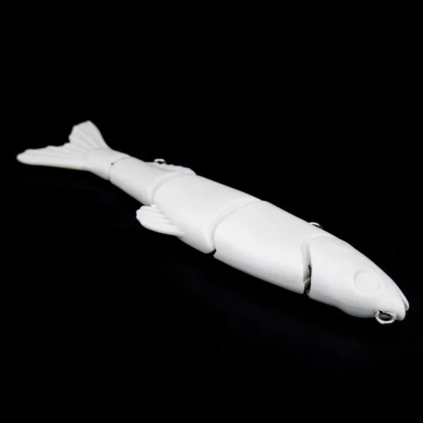 Banshee Lure Unpainted Jointed Swimbaits100m 10g Predator Swimbait Blank Body Blank Lure Swimbait Nude Fishing Lures Parts - Image 5