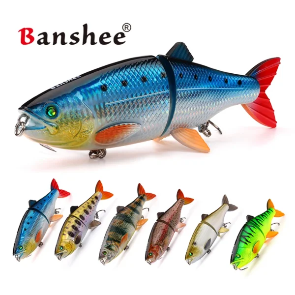 Banshee Swimbait 200m 90g Glide Swimbait Multi Jointed Life Like Fishing Lure Hard Artificial Bait for Bass Pike Muskie - Image 2