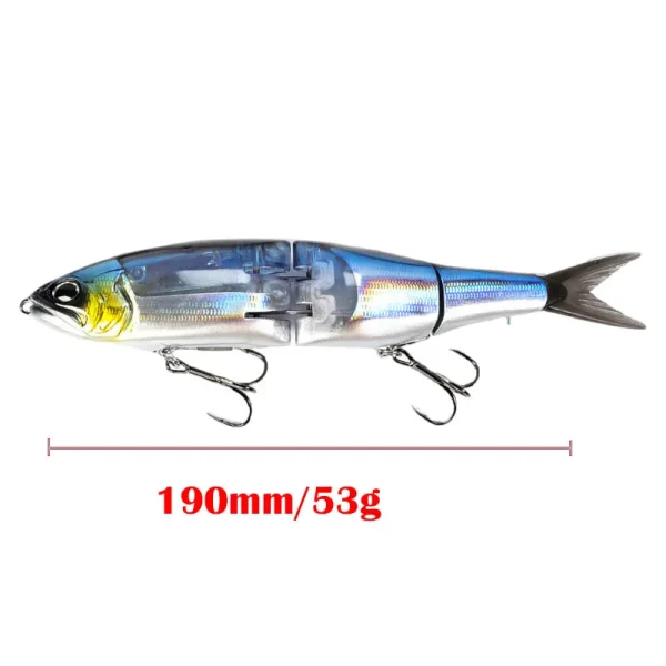 Flash Boost Swimbaits190mm 1.8oz Slow Floating Long Casting Scale Boost Wobblers Large Predators Fishing Lures Glide Swimbaits - Image 3