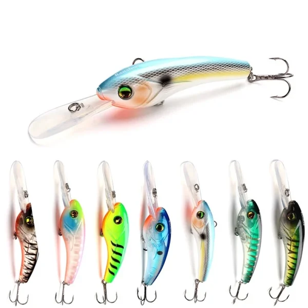 Banshee 95mm 19g Round Bill Crankbait Shallow Diving Crankbait Wobbler Jerkbaits Artificail Bait Bass for Fishing Tackles - Image 2