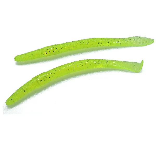 Straight Tail Worm 2.9g/ 99mm Plastic Worm Soft Bait StickBait Soft Rubber Lure for Bass Fishing Wacky Rig Fishing 10pcs/lot - Image 2