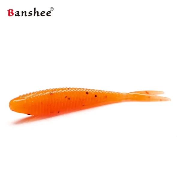 fork tail worm 1.5g/60mm Shad Soft Plastic Baits Minnow Lures Jerkbait Ice Fishing for Bass Fishing Silicone Swimbaits 15pcs/lot - Image 3