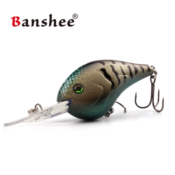 Banshee Round Bill Crankbait 75mm 24g Crankbait Fishing Lure Hard Artificia Bait Wobbler Jerkbait Bass Pike Fishing Tackles - Image 4