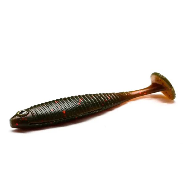 Banshee 3.7g/ 80mm Plastic Grub Fishing Worm Bass Fishing Lures Artificial Baits Soft Stickbaits for Alabama Rig 8pcs/lot - Image 3