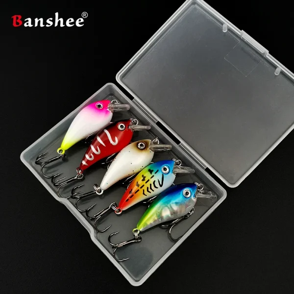 5pcs/lot Mini Crankbait Lure 35mm 1.9g Wobblers Crankbait Minnow Bass Fishing Bait Carp Fishing Fishing Tackle - Image 2