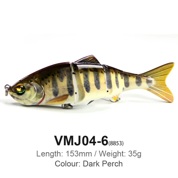 Banshee Lure Swimbait Lure 120mm 18g Multi-jointed Bass Pike Fishing Lure Slow Sinking Glide Swim Artificial Bait Swimbait Tuna - Image 5
