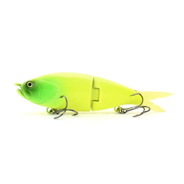 Jointed Swimbait 150mm/43.3g Soft Tail Wobbler 2 Segment Hard Bait for Pike Bass Muskie Freshwater Fishing Glidebait Swimbait - Image 2