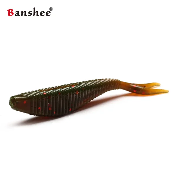 fork tail worm 1.5g/60mm Shad Soft Plastic Baits Minnow Lures Jerkbait Ice Fishing for Bass Fishing Silicone Swimbaits 15pcs/lot - Image 4