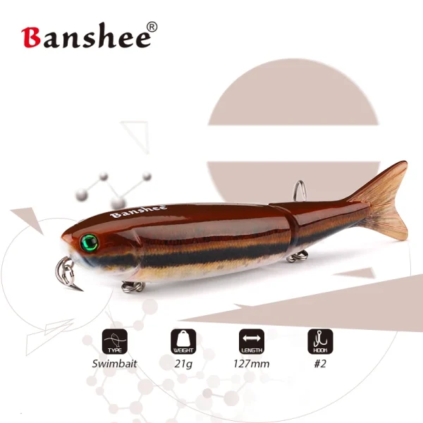 Banshee Lure Glide Baits 127mm 21g Topwater Wobblers Stickbait Floating Pencil Lures Artificial Bait for Bass Pike Fishing Lures - Image 5