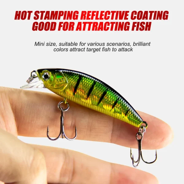 Banshee Lure Minnow Sinking Wobbler 55mm 4.2g Hard Bait Lure Jerkbait 3d Fishing Eyes Carp Striped Bass Pesca Fishing Tackles