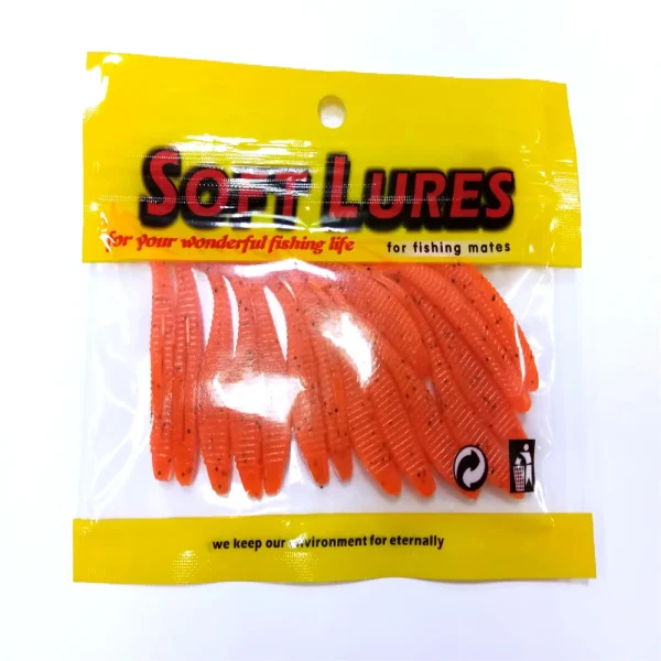 fork tail worm 1.5g/60mm Shad Soft Plastic Baits Minnow Lures Jerkbait Ice Fishing for Bass Fishing Silicone Swimbaits 15pcs/lot - Image 5