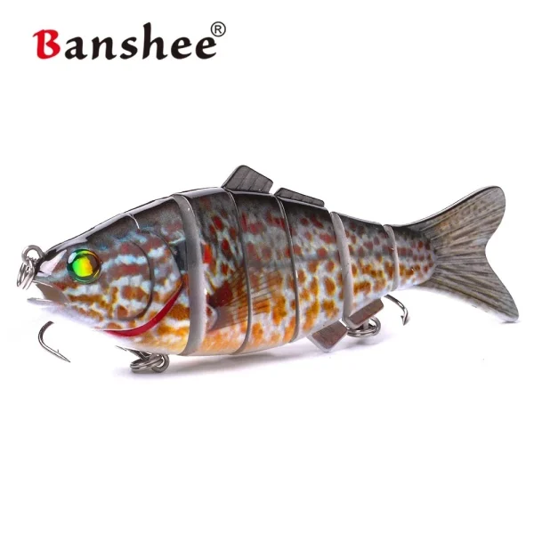 Banshee Lure Swimbait 140mm 53.5g Hard Swimbaits Bait Bass Fishing Lures 6 Sections Wobbler Fishing Tackle Swimbait Pike - Image 4