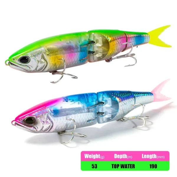 Flash Boost Swimbaits190mm 1.8oz Slow Floating Long Casting Scale Boost Wobblers Large Predators Fishing Lures Glide Swimbaits