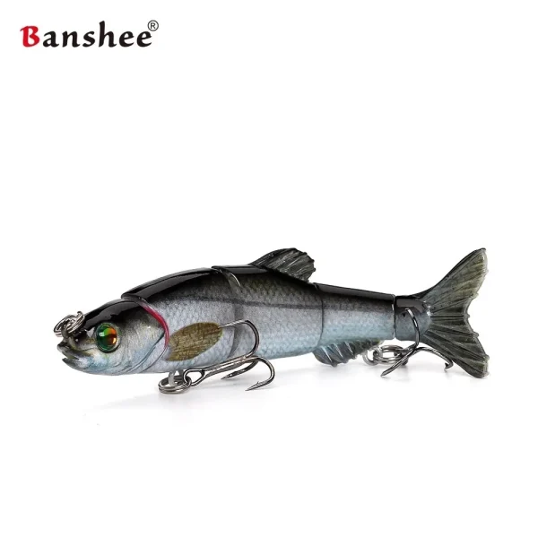 Banshee Lure Swimbait Wobblers Predator Lure 102mm Multi-Jointed Hard Body Glide Bait Bass Pike Salmon Trout Muskie Fishing Lure - Image 4