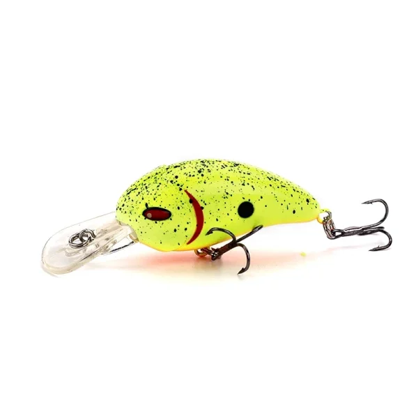 Micro Crankbait 63mm 6.2g Mini Crankbait Fishing Lures Wobbler Square Bill Crank Bait for Spring Bass Trout Jig Fishing Gear - Image 4