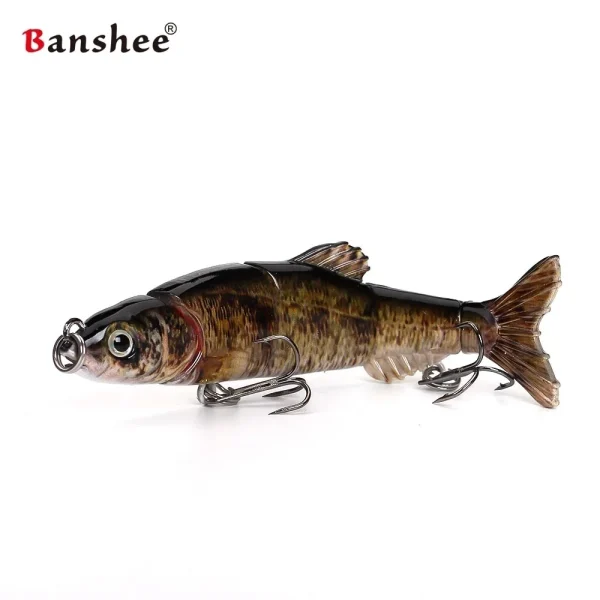 Banshee Lure Swimbait Wobblers Predator Lure 102mm Multi-Jointed Hard Body Glide Bait Bass Pike Salmon Trout Muskie Fishing Lure - Image 3