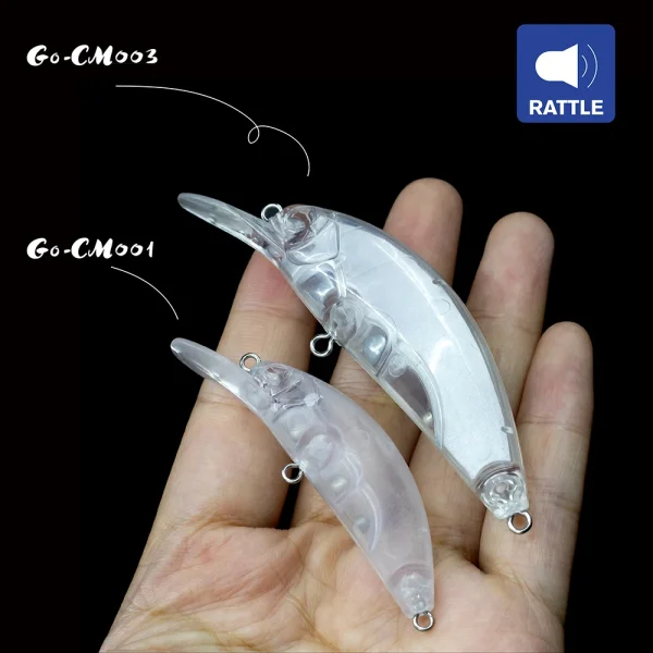 Banshee Lure Unpainted Minnow Bait Blank Fishing Lures Artificial Hard Bait Jerkbait Blanks Wobbler Plastic Lure Making Sets