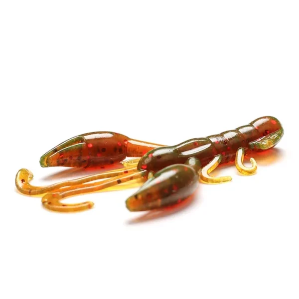 2.1g/ 51mm Soft Plastic Craws Bait Bass Perch Soft Baits Creature Fishing Worms for Texas Rig Silicon Bait 15pcs/lot - Image 3