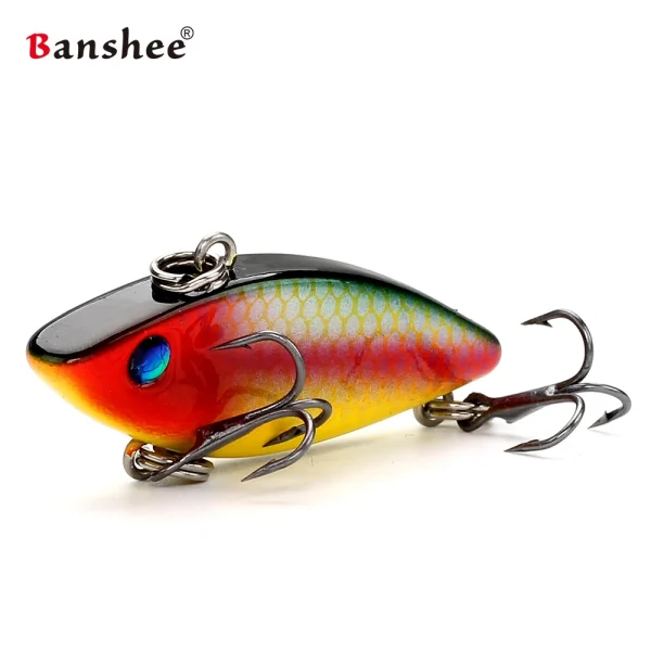 Banshee Lipless Crankbait 40mm 4.5g VIB Blade Fishing Bait Sound Wobbler Rattle Sinking Lipless Crankbait Bass Fishing Baits - Image 5