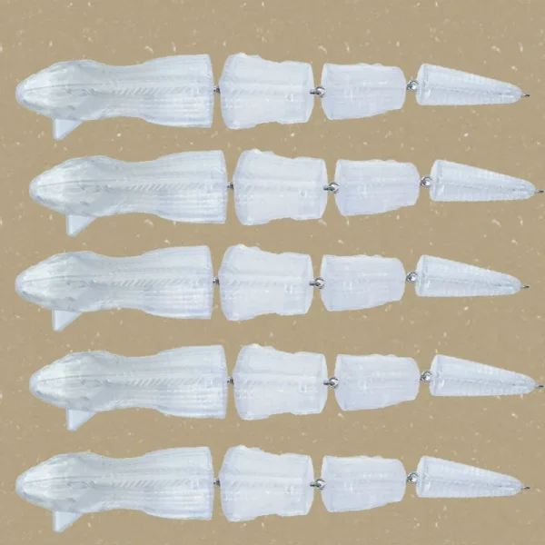200mm 55g Unpainted Swimbait Blank Lure Lizard Hard Bait Unpainted Hard Baits DIY Fishing Lure Blanks Swimbait Fishing Lures