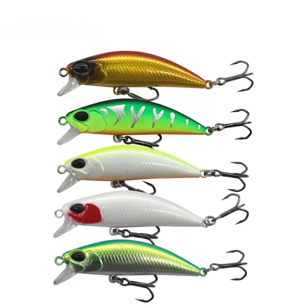 Bass Sinking Minnow Lure 55mm 6.5g Hard Baitl Artificial Jerkbait Fishing Tackle Fishing Minnow Wobbler