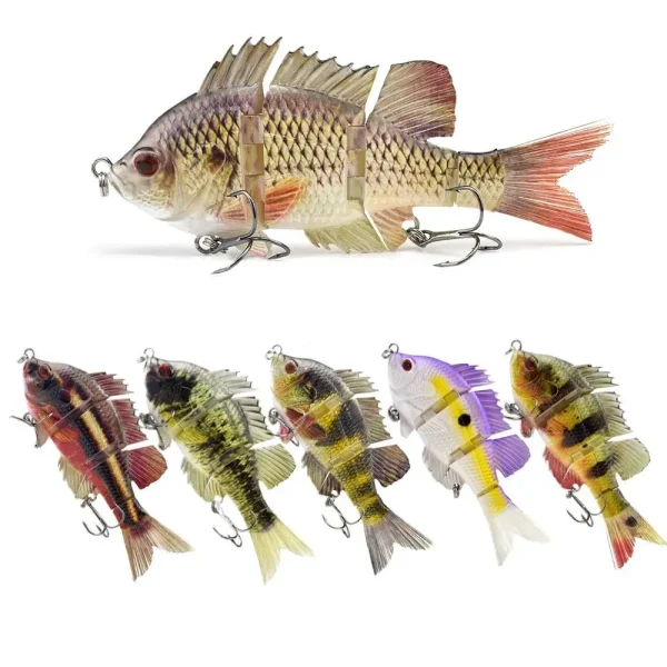 Jointed Swimbaits 150mm/46g Vibration Glide Bait Fast Sinking Fishing wobbler for Bass Pike Muskie Hard Bait Fishing Tackle