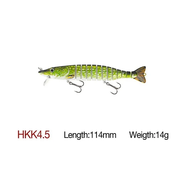Banshee Swimbait 114mm 14g Hard Artificial Baits Multi Jointed Swimbait for pike bass Fishing Crankbaits Trout Fishing Lures - Image 3