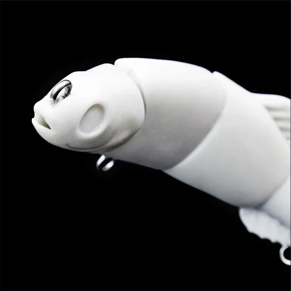 Banshee Lure Unpainted Jointed Swimbaits100m 10g Predator Swimbait Blank Body Blank Lure Swimbait Nude Fishing Lures Parts - Image 4