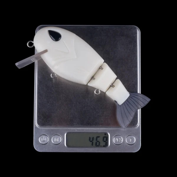 Unpainted Swimbait 12.5 cm 47g Glide Swimbait DIY Lure Blank Wobbler Soft Tail Slide Floasting Unpainted Lure Blanks - Image 3