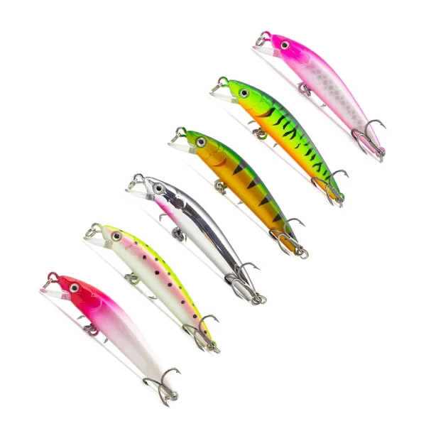 Banshee Jerkbait Fishing Lures 50mm 2.6g Trout Perch Bass Lure Floating Wobbler Artificial Bait Shallow Diving Minnow Crankbaits - Image 6
