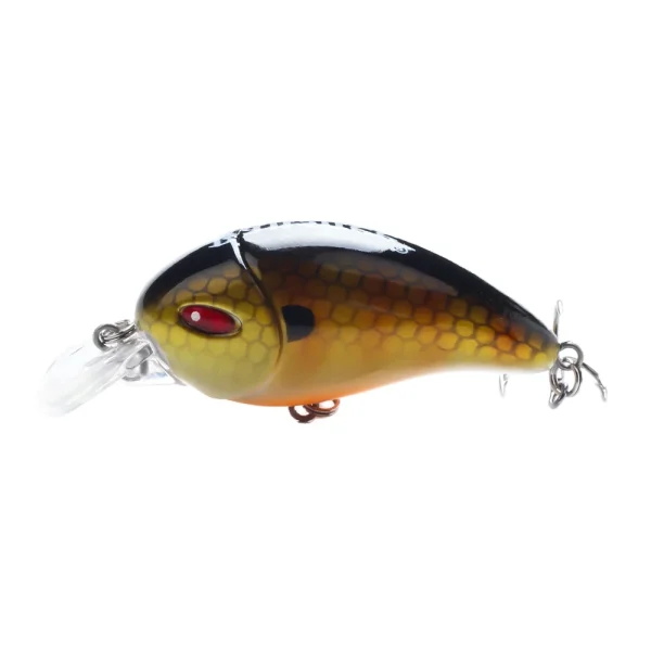 3D Squarebill Crankbait 47mm 6g Small Crankbait Fishing Lure Pike Wobblers for Bass Pike Fishing Lure Set - Image 2