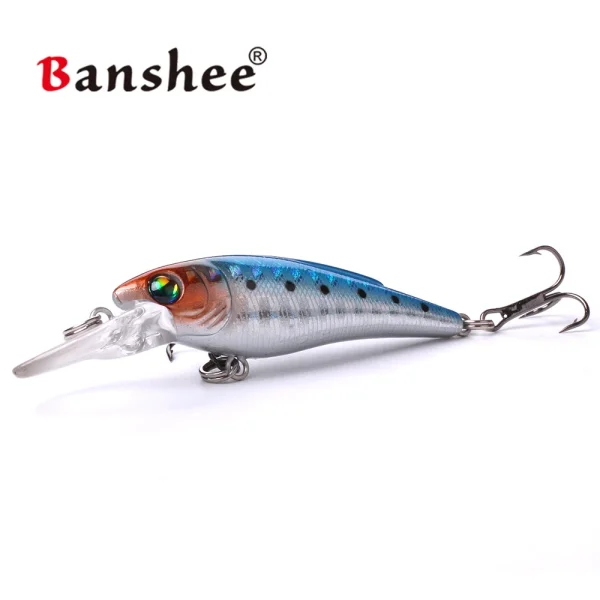 Banshee Minnow Lures 55mm 3.7g Fishing Wobbler Hard Bait Bass Perch Trout Floating Lures Topwater Fishing Tackles - Image 5