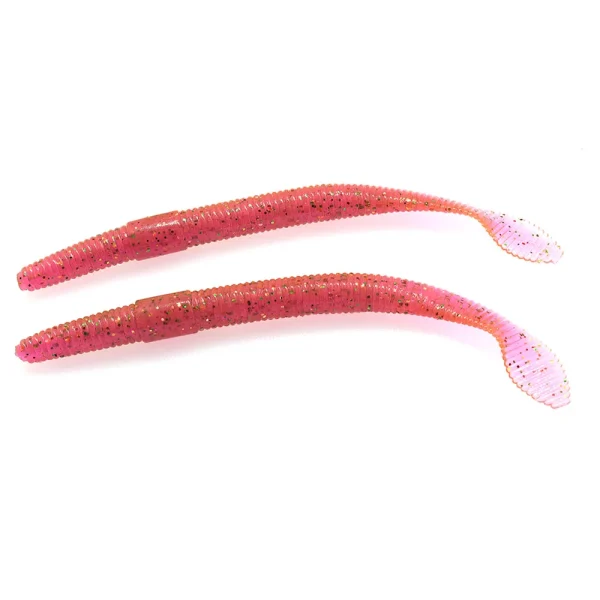 Straight Tail Worm 2.9g/ 99mm Plastic Worm Soft Bait StickBait Soft Rubber Lure for Bass Fishing Wacky Rig Fishing 10pcs/lot - Image 4