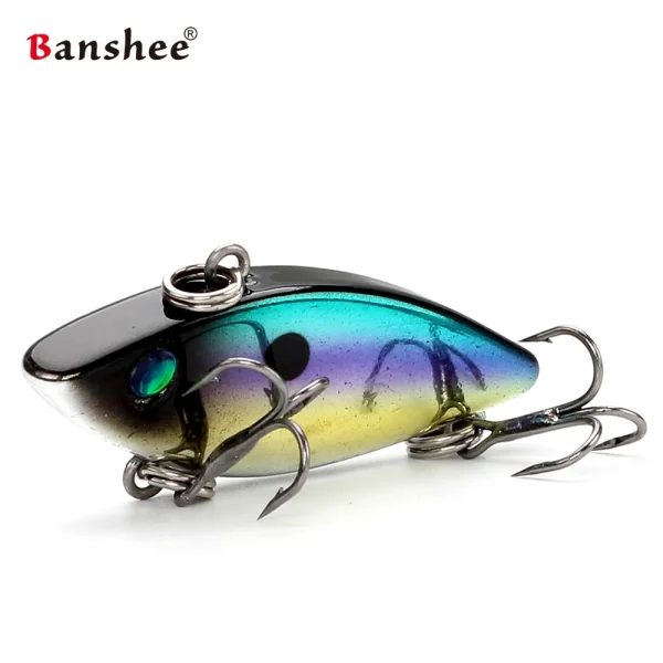Banshee Lipless Crankbait 40mm 4.5g VIB Blade Fishing Bait Sound Wobbler Rattle Sinking Lipless Crankbait Bass Fishing Baits - Image 3