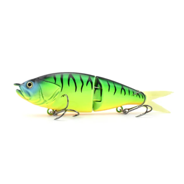 Jointed Swimbait 150mm/43.3g Soft Tail Wobbler 2 Segment Hard Bait for Pike Bass Muskie Freshwater Fishing Glidebait Swimbait