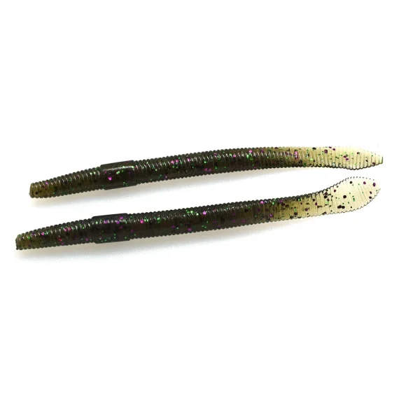Straight Tail Worm 2.9g/ 99mm Plastic Worm Soft Bait StickBait Soft Rubber Lure for Bass Fishing Wacky Rig Fishing 10pcs/lot - Image 3