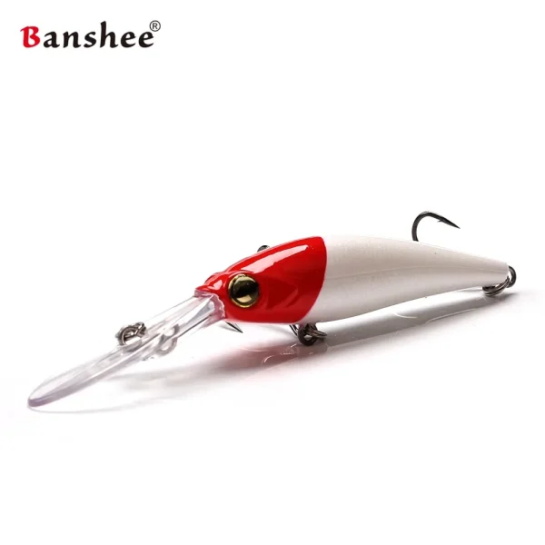 Banshee 60mm/6g Minnow Lure Deep Diving Wobblers Artificial Baits Minnow Lures Pesca Jerk Bait for Bass Fishing Tackle - Image 5