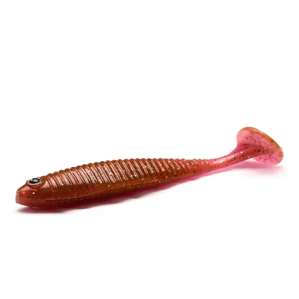 Banshee 3.7g/ 80mm Plastic Grub Fishing Worm Bass Fishing Lures Artificial Baits Soft Stickbaits for Alabama Rig 8pcs/lot - Image 5