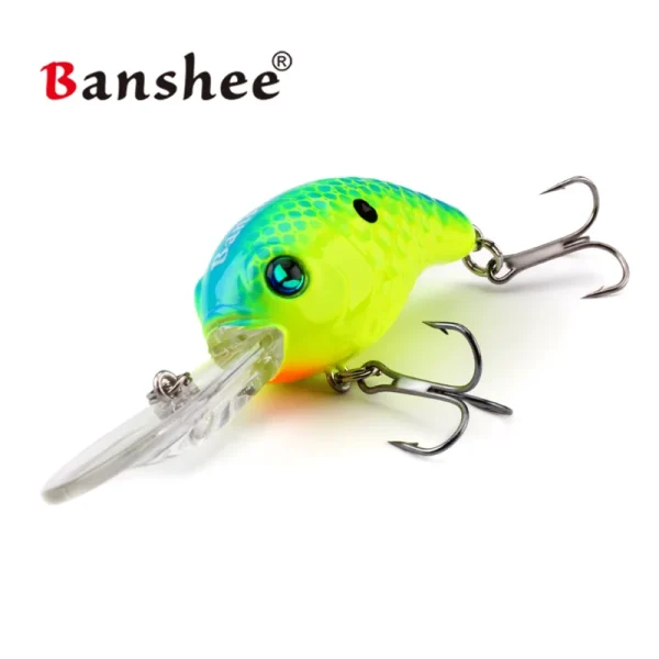Banshee 50mm 10g Round Bill Crankbaits Bass Fishing Lure Wobbler Fishing Bait Diving Crankbaits Wobbler Lure - Image 5